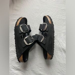 Big Buckle Birkenstock Sandals